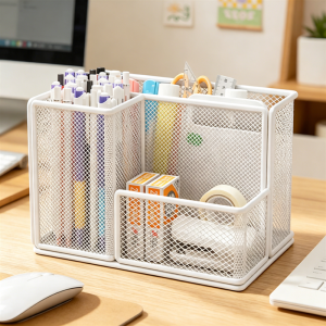 WANGXINGHEYUE | Minimalist Grid Stationery Organizer