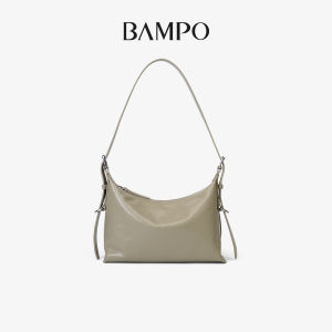 BAMPO Lambskin Leather Crossbody Bag Womens Fashion Shoulder Bag Tote Bag Soft Texture Zipper Closure Casual Everyday Bag