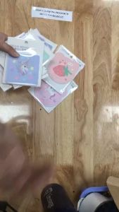 [1 Cái] Gương mini vỉ da nhỏ 1 mặt mini - Gương trang điểm cầm tay