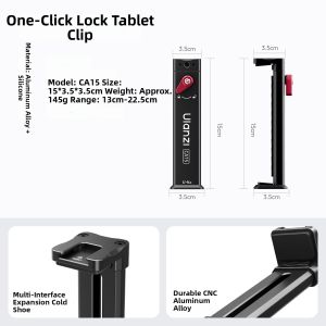 Ulanzi | Easy-lock Portable iPad Mounting Clamp Metal