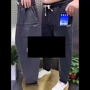 【2XL-8XL】Plus Size Jeans 28-52inchs for men Stretchable oversize pants Multi 6 Pockets Cargo Pants