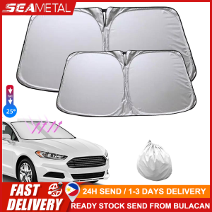 SEAMETAL Car Windshield Sun Shade Foldable Front Window Sunshade UV Protection Sun Visor Tints Heat Insulation Anti UV