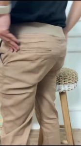 Celana Chinos Panjang Pinggang Karet Bahan Mulur: Nyaman dan Tidak Panas