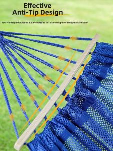 Anti-Tip Thickened Outdoor Swing Bed