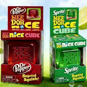 Schylling Needoh Nice Cube Sensory Nice-Sicle Stress Relief Squishy Cube Anti-Anxiety Squeeze Object For Focus ADHD Population