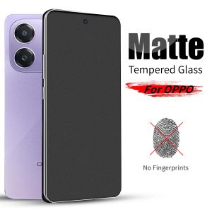 3 Pcs 9H Frosted Matte Anti fingerprints Tempered Glass For OPPO A3 X AX5 A7 A5s A5 A9 2020 Pro A12 e A15 A15s A16 A16e A16k A18 A31 A32 A33 A38 A52 A53s A54 A55 A57 A58 A60 A72 A74 A76 A77s A78 A79 A73 A95 A91 A92 A93 A94 A96 A98 4G 5G Screen Protector