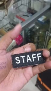 Tec40 VELCRO PATCH STAFF อาร์ม ตีนตุ๊กแก ไรท์สาระกับครูแว่น Tec40store
