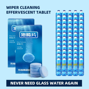 【1-3 Days Delivery】 10Pcs Wiper Fluid Car Windshield Glass Washer Concentrated Window Cleaner Tablets Solid Effervescent