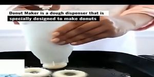 HAIRperone Diy Baking Tool Milk Squeezer Donut Maker Cookie Stencil Press Mold Bread Ring Cutter Sweet Fry Donut Mould|甜甜圈制作器