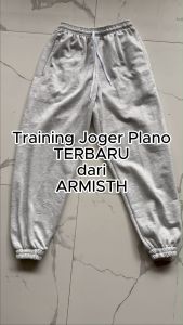 Armisth - Celana Training Joger Polos Wanita Fleece Tebal Premium / Jogger Sweatpants Cewe Terbaru Plano