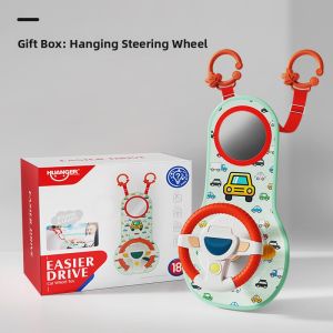 Early Education Intelligent Toy Car Steering Wheel for Boys And Girls Childrens Play Car Seat Simulation Driving Baby Education