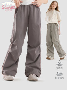 Girls Spring Autumn Lightweight Paratrooper Pants Childrens Casual Trousers Big Kids Thin Soldier Pants Girls Sports Pants