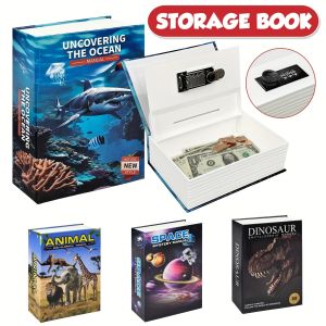 New Book-Shaped Safe with Combination Lock – Hidden Money Box & Secret Storage Vault for Kids Perfect Birthday & Christmas Gift
