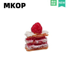 Strawberry Cake Decorative Shoe Buckle Accessory for Clog Shoes MKOP Brand Summer 2024 Collection Matching Mall Items