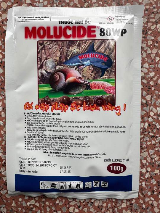 Thuốc diệt ốc sên, ốc bưu vàng, ốc vít, ốc căn hại cây trồng 100gr ...