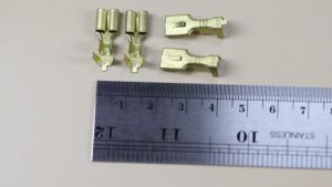 5 pcs Skun Kuning ACG ECU ECM 6.3mm HONDA FI ESP Beat Vario 125 150 LED Untuk Kabel Besar