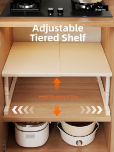 evesigar | Adjustable Multi-functional Kitchen Storage Shelf