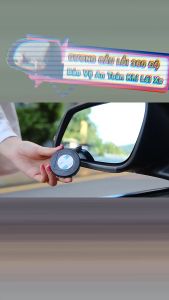 Bộ 2 gương cầu lồi ô tô 360 độ cao cấp - Giải pháp xóa điểm mù an toàn khi lái xe