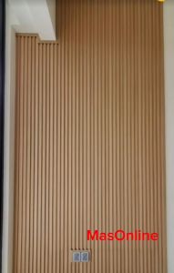 Fluted Wall Panel PVC Fluted Panel Wood Strip Series Panel Fluted Wall Decoration Wood Strip Design Panel