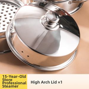 YANXING | Heavy-duty Stainless Steel Steam Pot for Baozi and Xiao Long Bao