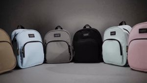 Balo thời trang mini chính hãng NATOLI BST Sweetie Pie Backpack B6 Cặp đi học đi làm chất vải canvas basic cao cấp