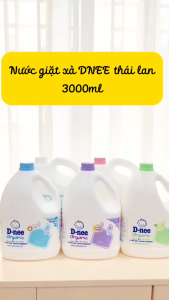 (NHẬP KHẨU) Nước giặt quần áo em bé Dnee 3000ml/550ml- Nước Giặt Xả Cho Trẻ Em an toàn Chính hãng Công ty ..