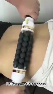 Cellulite Reduction Bead Roller Massage Lymphatic Drainage Rolling Beads Cylinder Therapy Body Contouring Fat Removal Machine