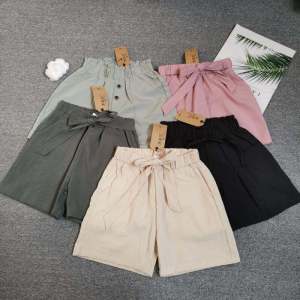 Quần Dài Thường Ngày Mùa Hè Cho Bé Gái Quần Short Ren Mỏng Chân Váy Quần Vải Voan Mỏng Quần Áo Trẻ Em