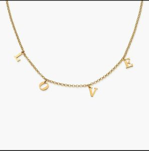 (bisa kirim langsung)kalung liontin titanium nama prilly bisa di ubah nama kamu suka suka COD/Ready Stok/Kalung trend 2026/kalung viral