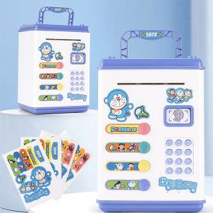 Kids Simulated Face Recognition Automatic Electronic Piggy Bank ATM Password ATM Bank Safe Box Toys Gifts