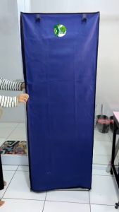 WD Rak Sepatu Portable 9 Susun Full Cover Sleting Anti Debu / Lemari Rak Sepatu Minimalis Cover