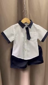 [Quà thôi nôi] Bộ công tử bé trai cà vạt cho trể sơ sinh đến thôi nôi sinh nhật một tuổi mặc lịch sự sang trọng dùng làm quà thôi nôi cực chất