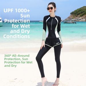 XTEP | Conservative Slimming Swimwear Suit Sun Protection