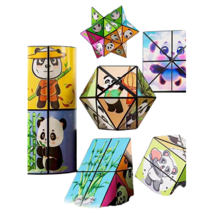 3D Geometric Folding and Transforming Stress-relieving Toy BABYSHOME