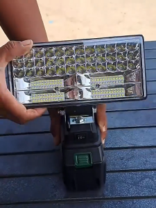 【Ready Stock】298VF LED Lamp Cordless LED Work Light For Li-ion Battery Lantern Flashlight Spotlight Lamp Outdoor Emergency Lighting