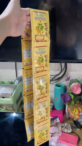 GỘI LÀ ĐEN NHÂN SÂM HÀN QUỐC LÊN MÀU CHUẨN ĐẸP PHỦ BẠC 100% (Chính Hãng)- 10 GÓI/DÂY