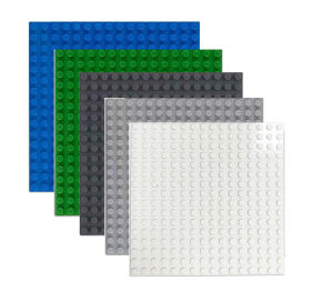 แผ่นฐานบล็อก 5 ชิ้น ขนาด 16x16 มม. ใช้ได้กับแบรนด์ทั่วไป ของเล่นเสริมสร้างความคิดสร้างสรรค์สำหรับเด็ก อุปกรณ์เสริมฐาน