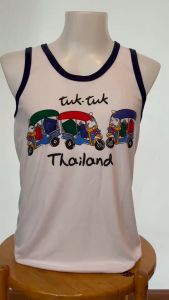 เสื้อกล้าม สกรีนลายตุ๊กๆ 3 คัน