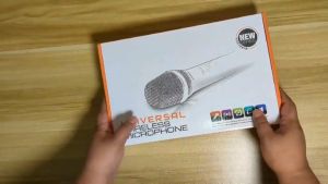 XTUGA UH01 2 Channel Universal wireless Reverb Microphone 6.35mm Multifunction Dual UHF Wireless Microphone Whole Metal Echo Microphone with Mini Potable Receiver 1/4" Output for Church/Home/Karaoke/Business Meeting VMI DIRECT