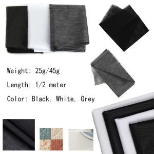 25g/45g Non Woven Fusible Interlining Fabric Double Faced Adhesive Fabric Iron On Cloth Sewing Join Patchwork DIY Handmake