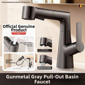 SHENYUAN | Hot and Cold Dual-use Pull-down Faucet for Washbasin