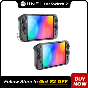 IINE PC Protective Case for Switch 2 Dockable Cover Scratch & Stain Resistant High-Quality Full Protection