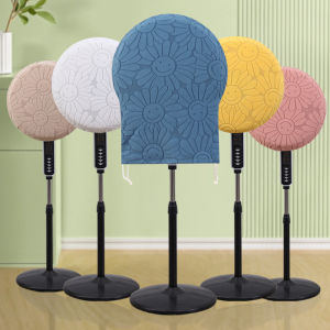 Half-Pack Fan Cover Dustproof Home Electric Fan Protective Cover Desktop Wall-Mounted Stand Fan Protector Nordic Style Macaron Color