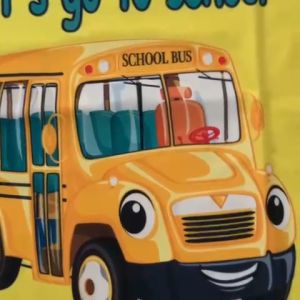 Kaos anak laki-laki gambar BUS SEKOLAH 2-14th