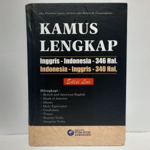 Kamus Lengkap Inggris-Indonesia Indonesia-Inggris Hitam Hard Cover - WK