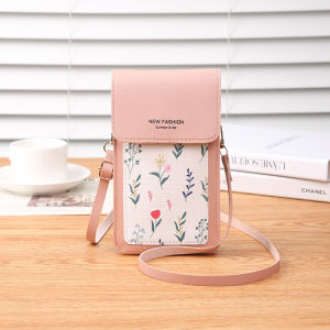 Fashionable Mini Printed Crossbody Phone Bag for Women Convenient Single Shoulder Bag Coin Purse Simple Stylish 2025 New Ins Style