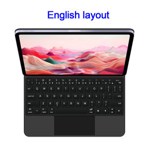 AJIUYU | AJIUYU Smart Folio for HONOR MagicPad2 2024 ROD2-W09 MagicPad 2 12.3 Inch Magnetic Floating Design Touch Trackpad Keyboard Magic