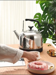 6/8/10L super large capacity stainless steel electric kettle fast boiling boiling whistle electric kettle6/8/10L不銹鋼電熱水壺