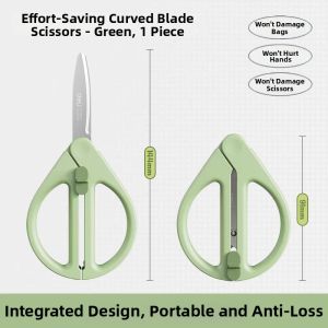 deli | Multifunctional Anti-rust Effortless Aesthetic Retractable Scissors