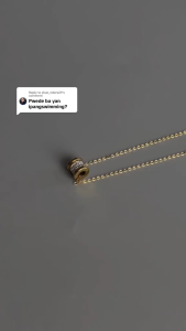 HB JEWELRY BUY ONE GOLD RECEIVE ONE SILVER DIONE Pendant Necklace Fashion Accessories Set